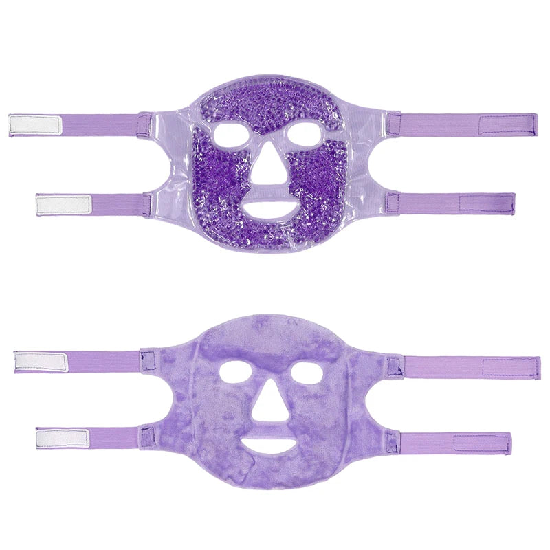 Reusable Hot & Cold Gel Face Mask – Puffiness, Eye Bags & Facial Swelling Relief | Naturally You Balance