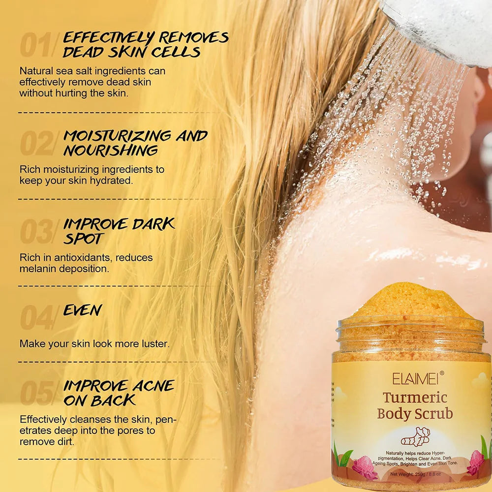 Matcha & Turmeric Body Scrub – Brightening & Acne-Fighting Natural Exfoliator | Naturally You Balance