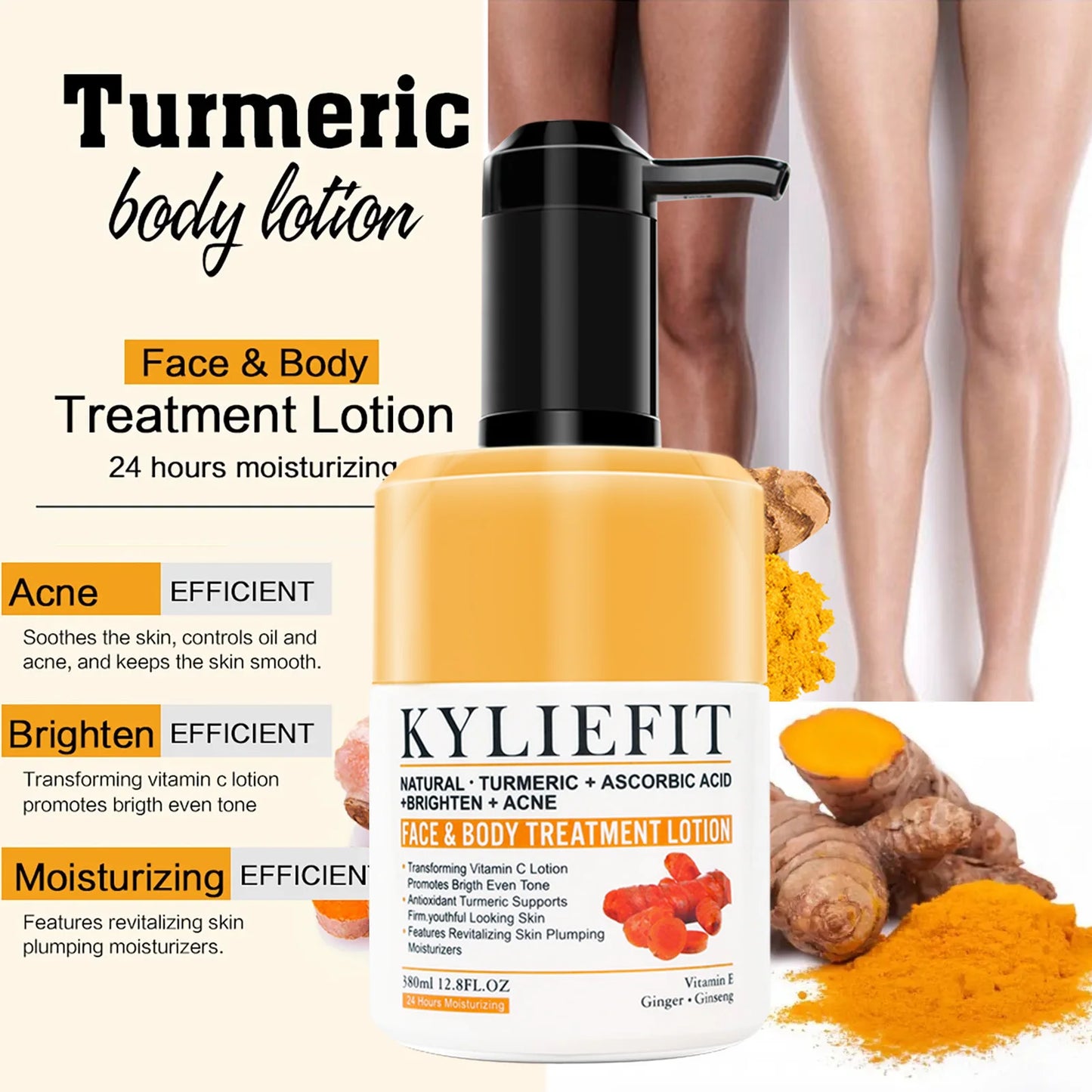 Organic Turmeric Skin Care Kit – Brightening, Hydrating, Exfoliating & Even Tone Solution | Naturally You Balance
