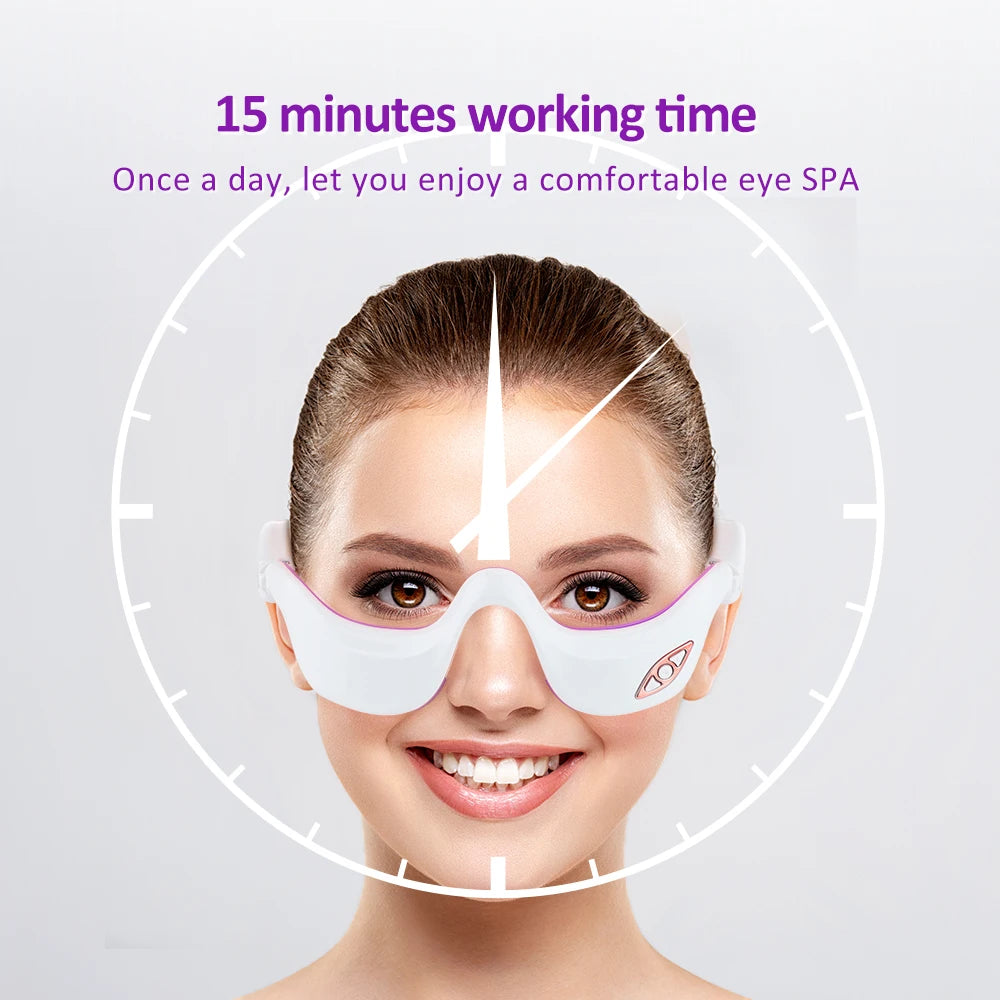 Infrared Heat Eye Massager for Reducing Eye Bags, Dark Circles & Skin Tightening