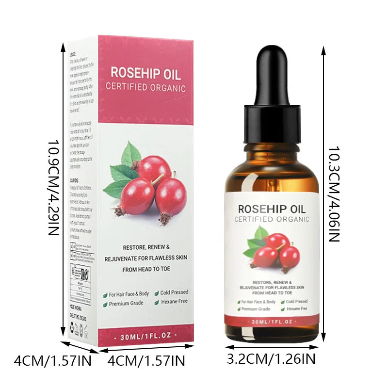 Rose Essential Oil – Multi-Use Moisturizing Oil for Face, Body, Hair & Massage | Naturally You Balance