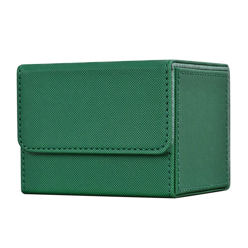 PU Leather Card Deck Box – Magnetic Storage Case for 100 Sleeved Trading Cards (TCG/CCG) | Naturally You Balance