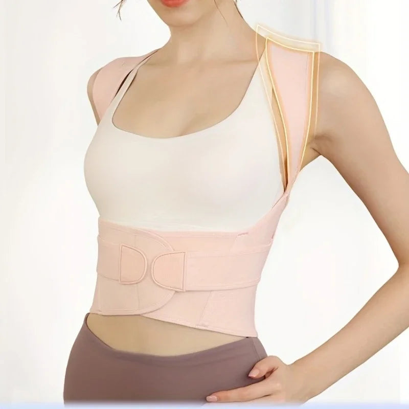 Adjustable Back Posture Corrector – Full Support for Upper & Lower Back Pain | Naturally You Balance