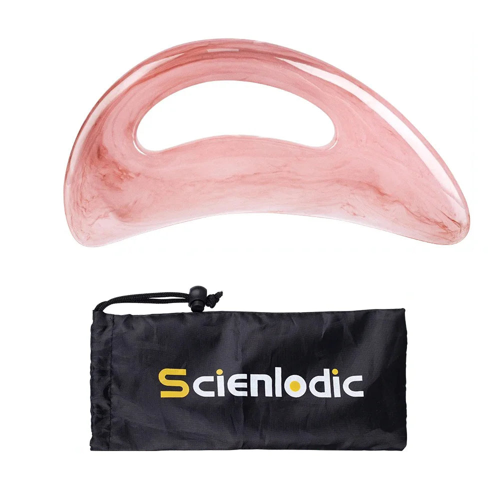 Rose Gua Sha Massage Tool – Sculpting Facial & Neck Scraper for Glowing Skin | Naturally You Balance