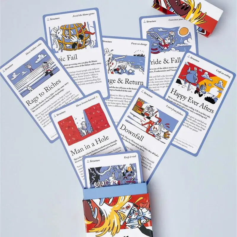 Storyteller Tactics Card Deck – 54 Influence & Persuasion Strategy Cards in Carrying Case | Naturally You Balance