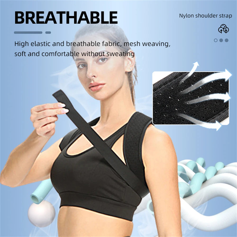 Adjustable Back Posture Corrector – Spine, Neck & Shoulder Alignment Belt for Men & Women | Naturally You Balance
