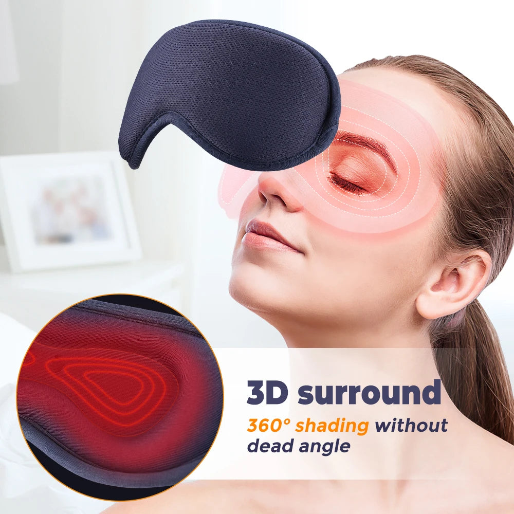 Infrared Heated Eye Mask with Vibration for Dry Eyes and Sleep Relief