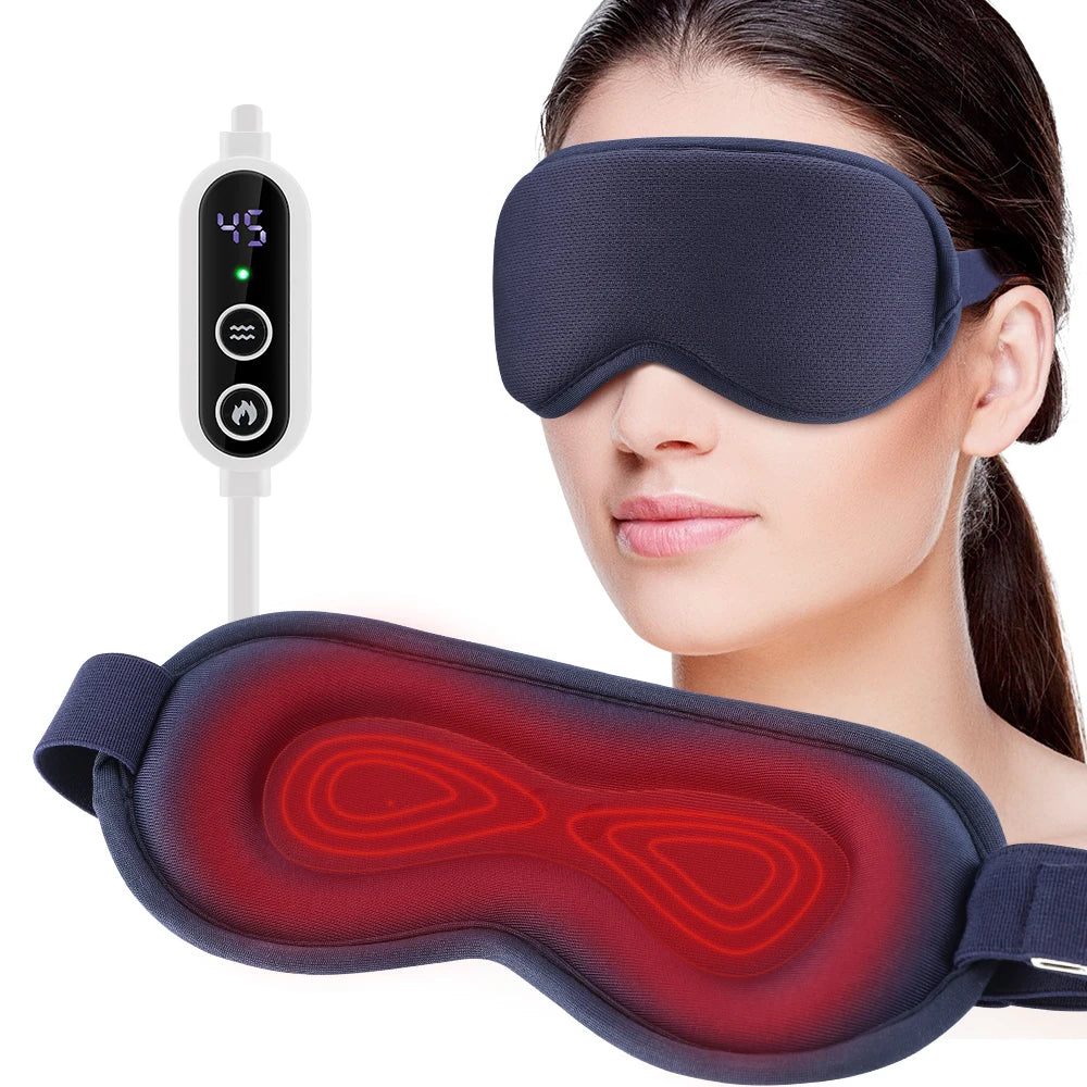 Infrared Heated Eye Mask with Vibration for Dry Eyes and Sleep Relief