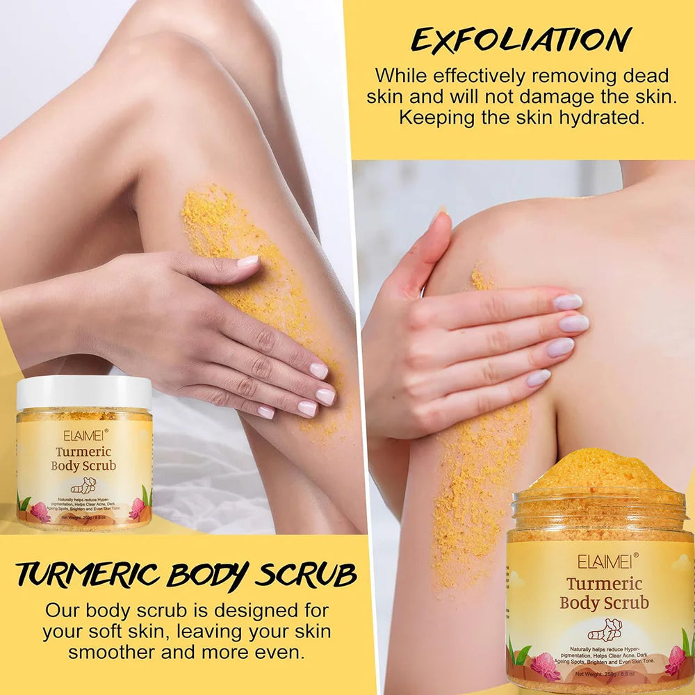 Matcha & Turmeric Body Scrub – Brightening & Acne-Fighting Natural Exfoliator | Naturally You Balance