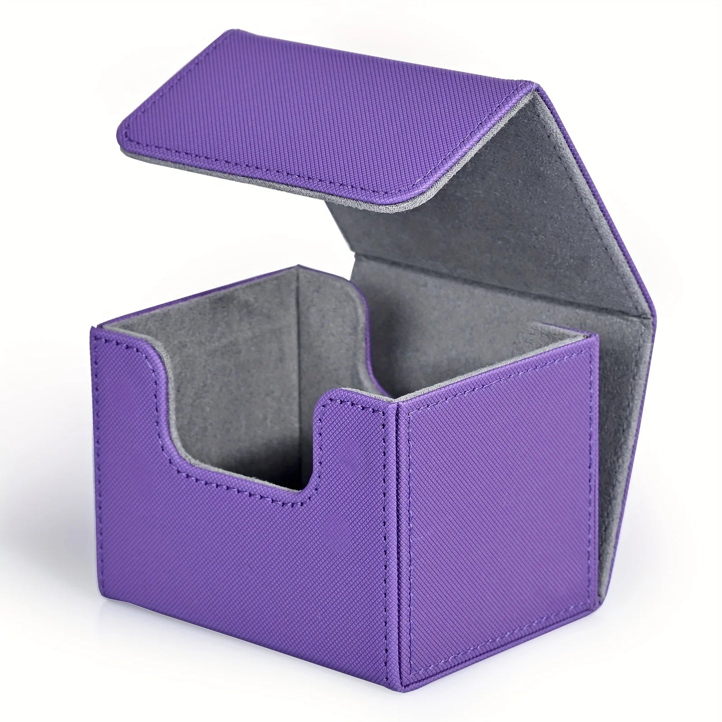 PU Leather Card Deck Box – Magnetic Storage Case for 100 Sleeved Trading Cards (TCG/CCG) | Naturally You Balance
