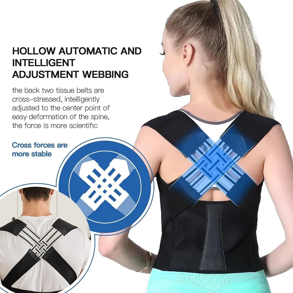 Adjustable Back Posture Corrector – Full Support for Upper & Lower Back Pain | Naturally You Balance