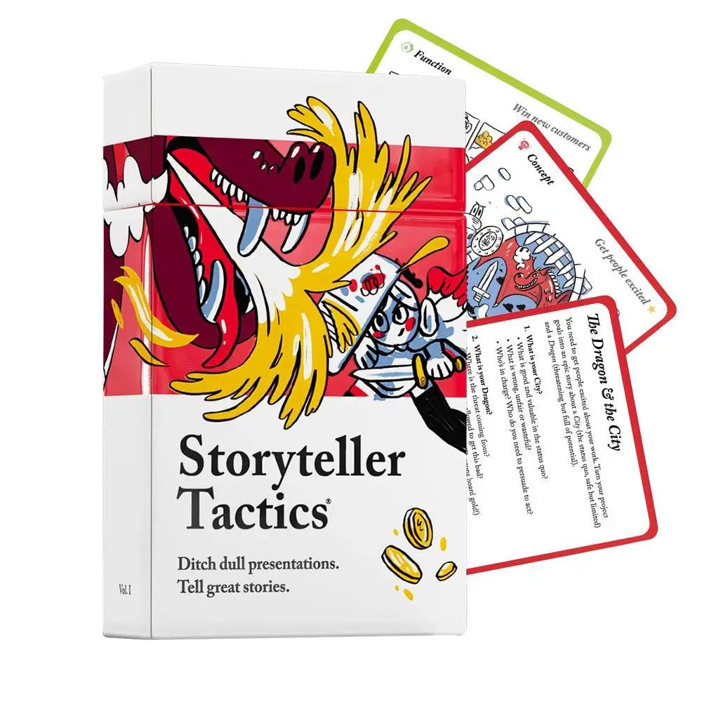 Storyteller Tactics Card Deck – 54 Influence & Persuasion Strategy Cards in Carrying Case | Naturally You Balance