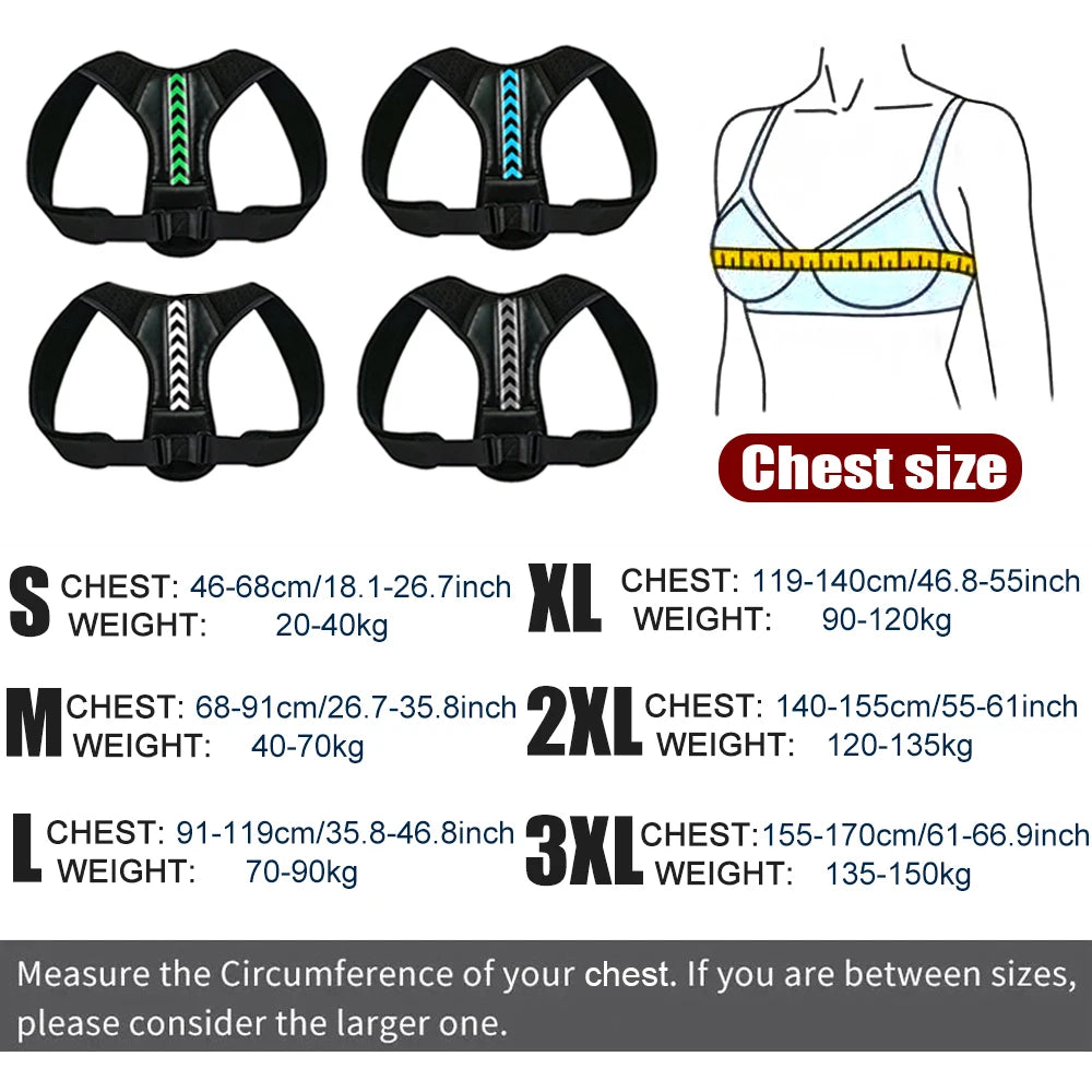 Adjustable Back Posture Corrector – Spine, Neck & Shoulder Alignment Belt for Men & Women | Naturally You Balance