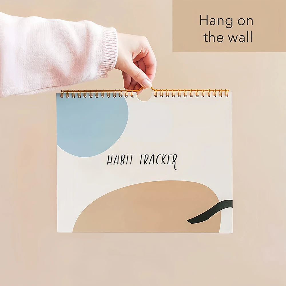 Habit Tracker Journal – Undated 12-Month Motivational Planner with Weekly Goal Setting & Progress Tracker | Naturally You Balance