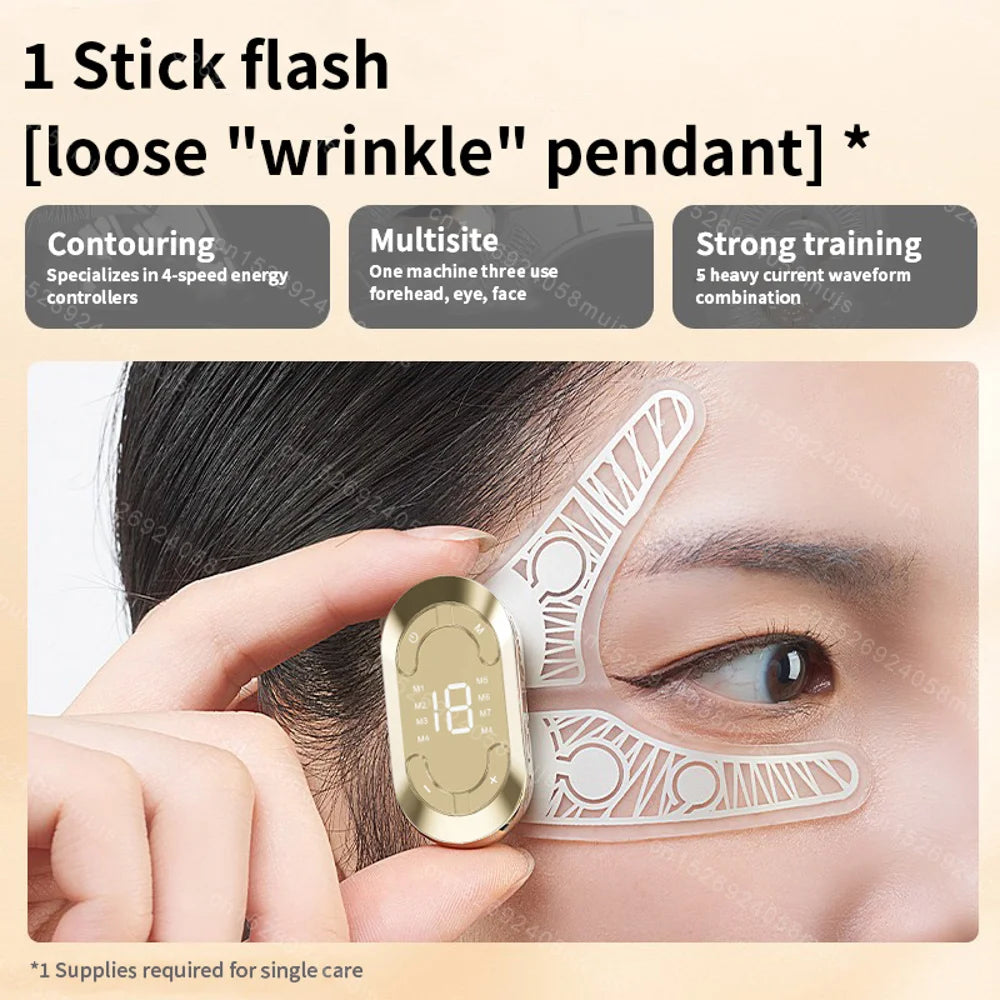 EMS Eye Massager – Microcurrent Beauty Tool for Dark Circles, Skin Tightening & Under-Eye Lift | Naturally You Balance