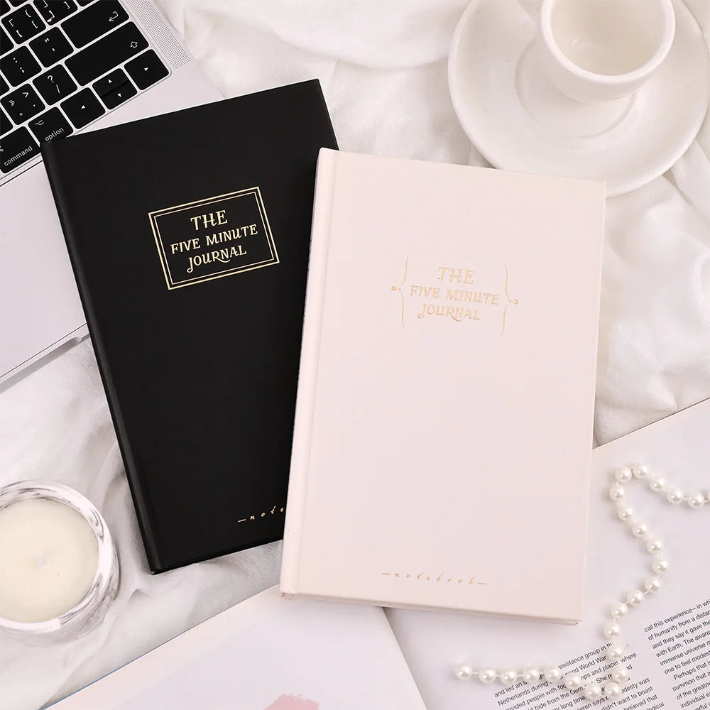 Daily Gratitude Journal – Undated 5-Minute Reflection & Empowerment Planner with Affirmations | Naturally You Balance