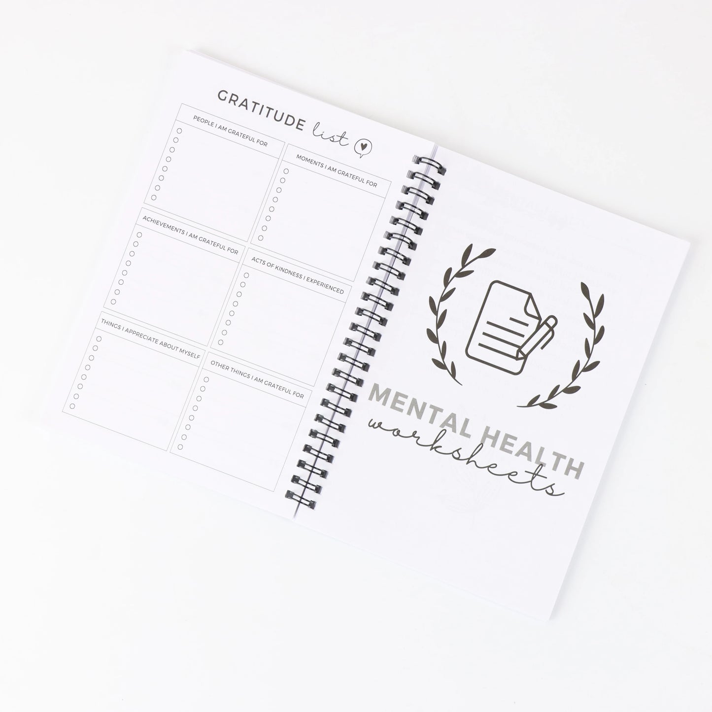 A5 Daily Mental Health Journal – Self-Care Workbook with Mood Tracker, Relaxation & Reflection Tools | Naturally You Balance