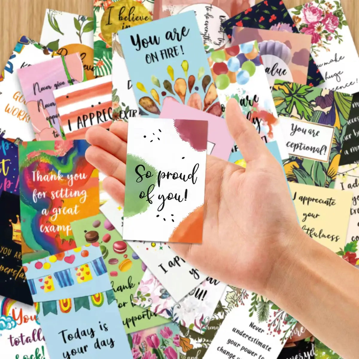 72 Affirmation Cards – Inspirational Daily Notes for Women, Men & Kids, Ideal for Lunchboxes, Journals & Gifts | Naturally You Balance
