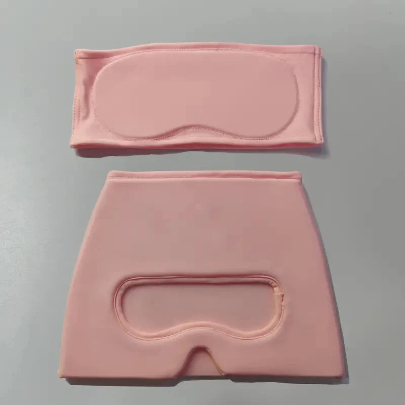 2PCS Gel Ice Cap and Eye Mask Set for Migraine, Puffy Eyes, and Cold Therapy