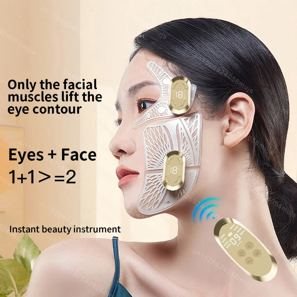 EMS Eye Massager – Microcurrent Beauty Tool for Dark Circles, Skin Tightening & Under-Eye Lift | Naturally You Balance