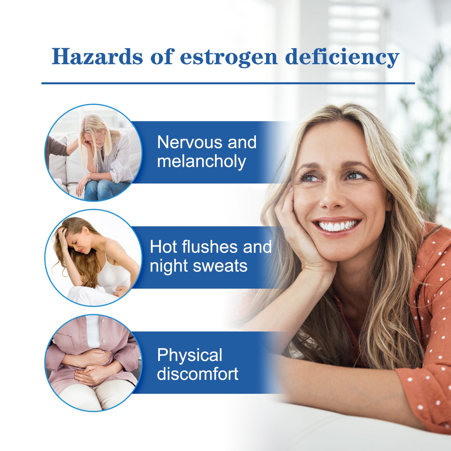 Female Menopause Tired Night Sweat Mood Fluctuation Care Cream