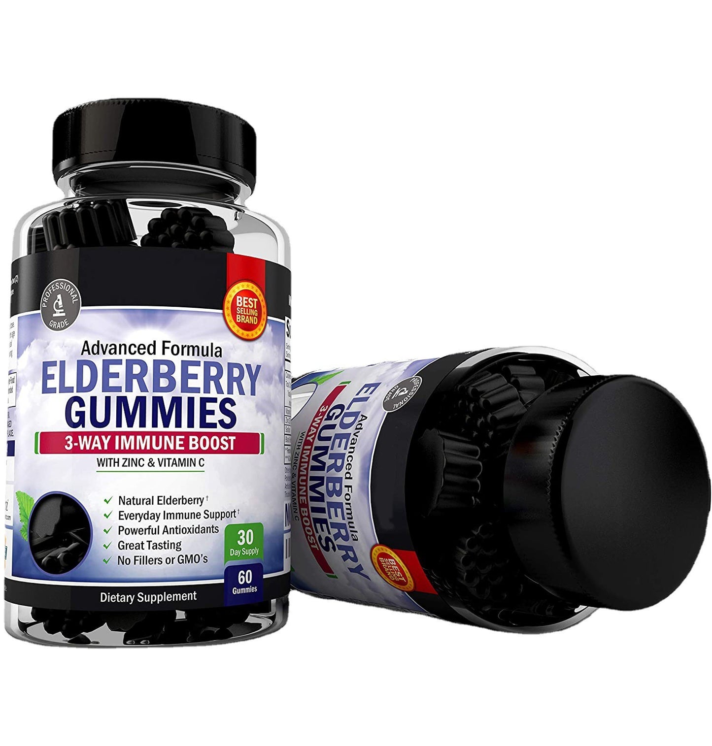 Elderberry Gummies – Vegan Immune Support
Plant-based daily defense with elderberry, zinc & vitamin C.
