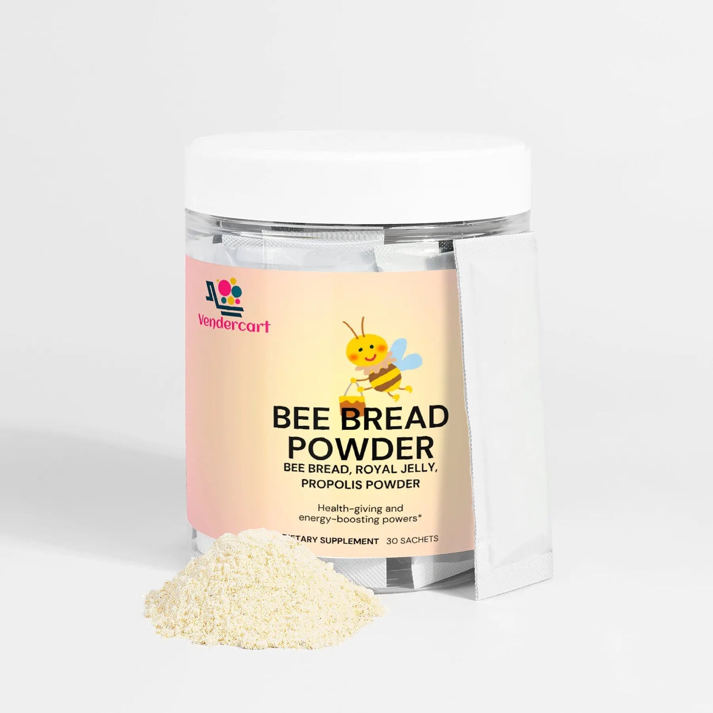 Bee Pearl Powder – Energy, Immunity & Skin Support
Royal Jelly • Propolis • Bee Bread • Vitamin C – 30 Sachets
