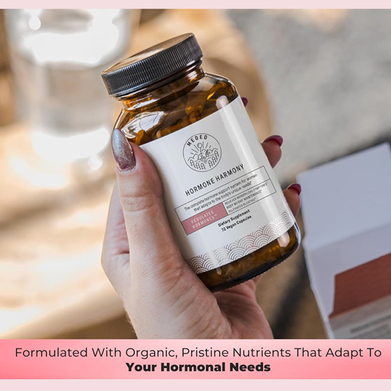 Female Hormone Balance Capsules
Vegan vitamins + herbs for mood, cycle, energy & daily hormonal wellness.