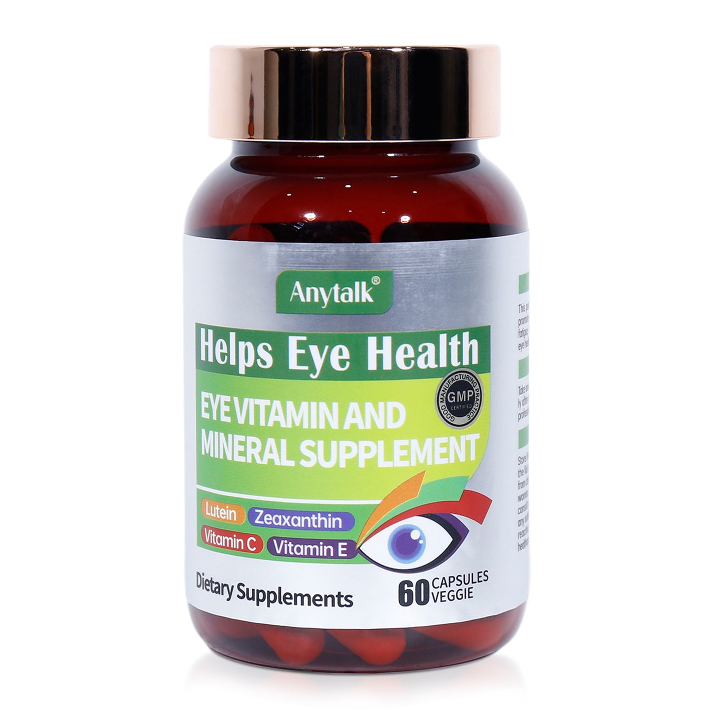 Eye Vitamin & Mineral Supplement
Complete vegan eye health formula for clarity, screen fatigue & retinal support.