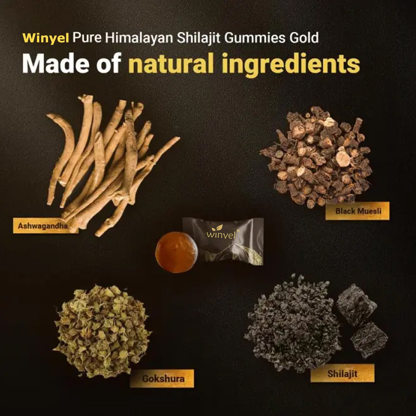 Shilajit Gummies – Energy, Hormone & Mineral Support
Vegan gummies with 85+ trace minerals, ashwagandha & gokshura.