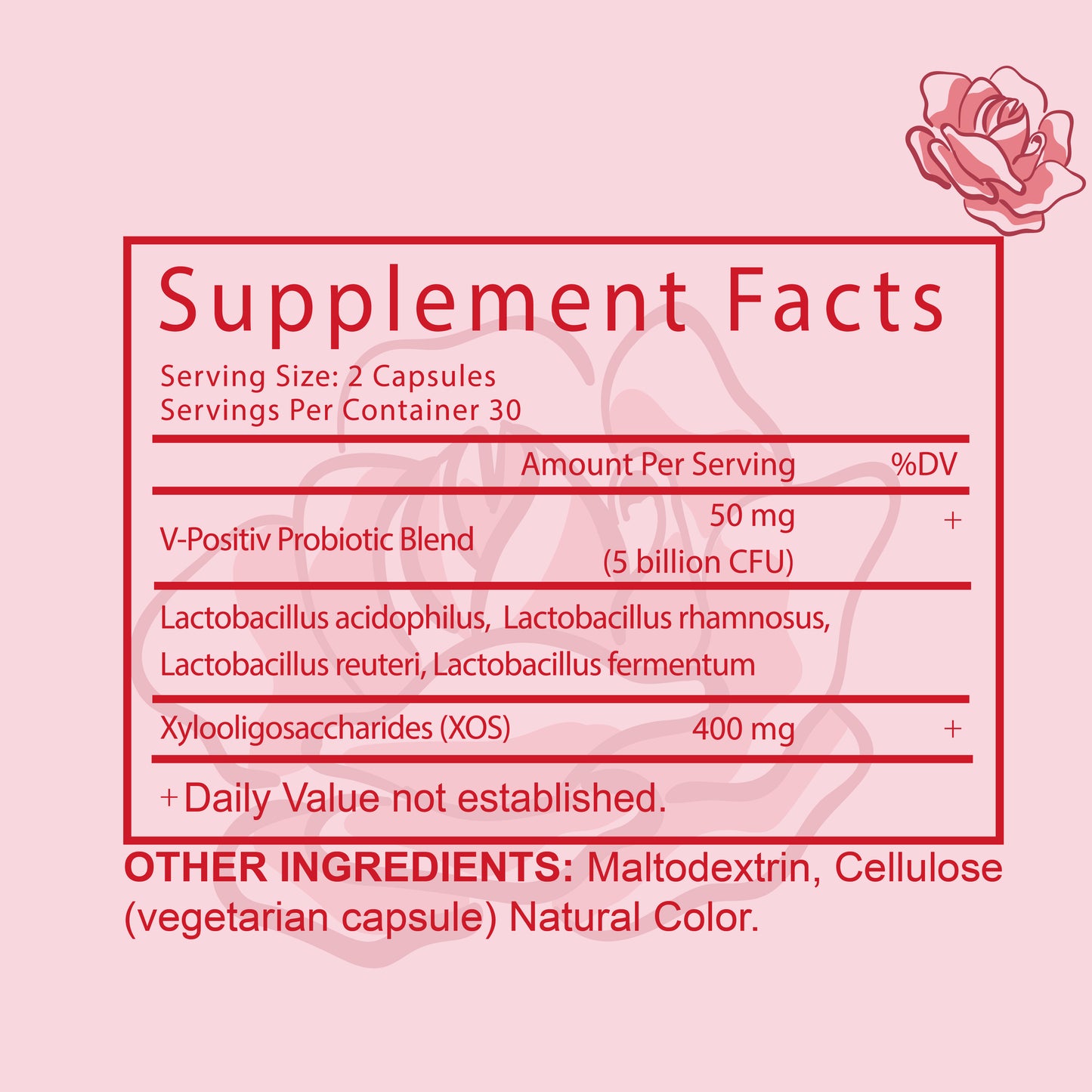 Vaginal Probiotics – pH, Odor & Flora Balance
60-count vegan formula with Lactobacillus + prebiotics for women’s wellness.
