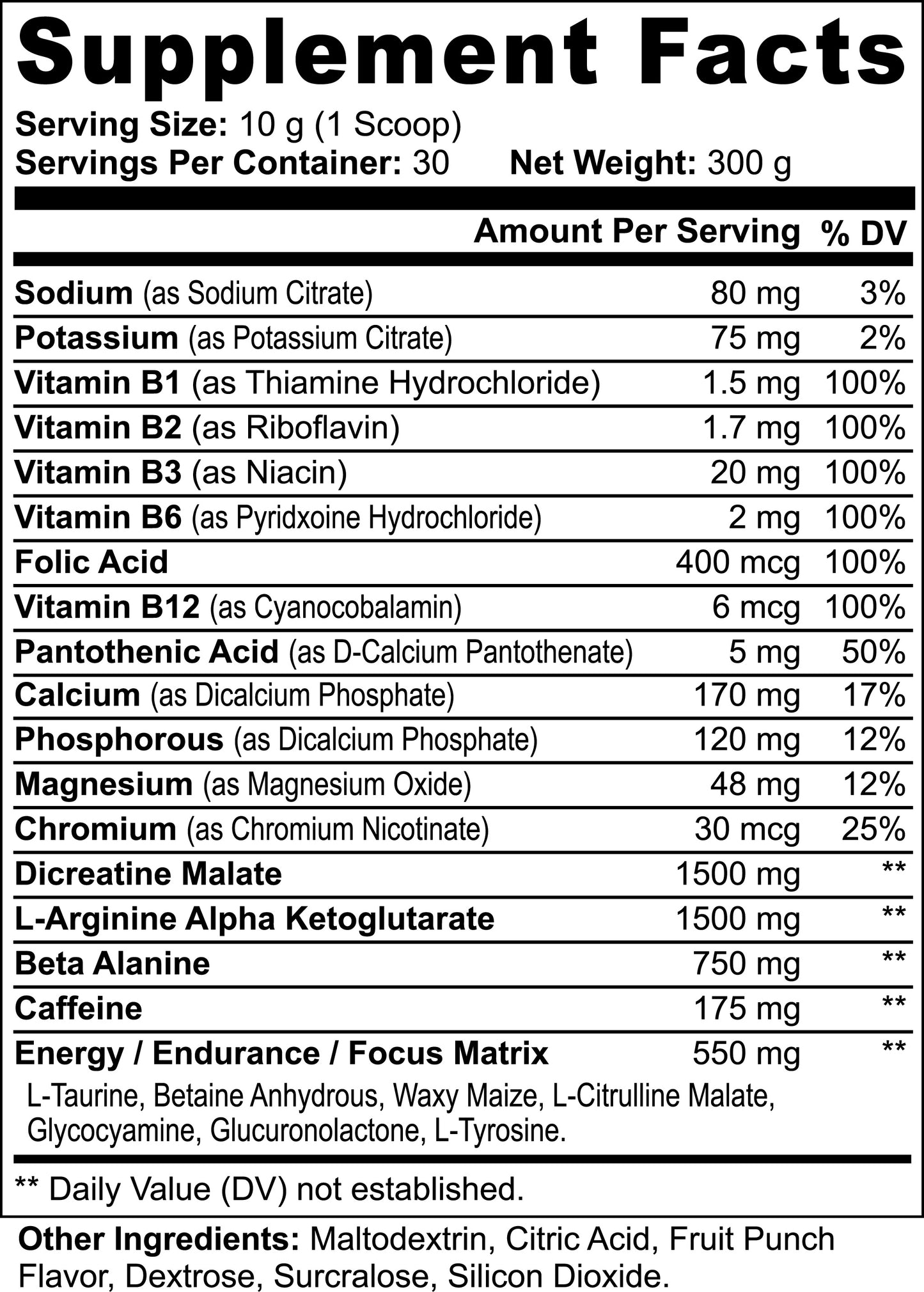 Nitric Shock Pre-Workout – Strength, Endurance & Focus
Powerful nitric oxide booster for gym energy, performance & clarity.