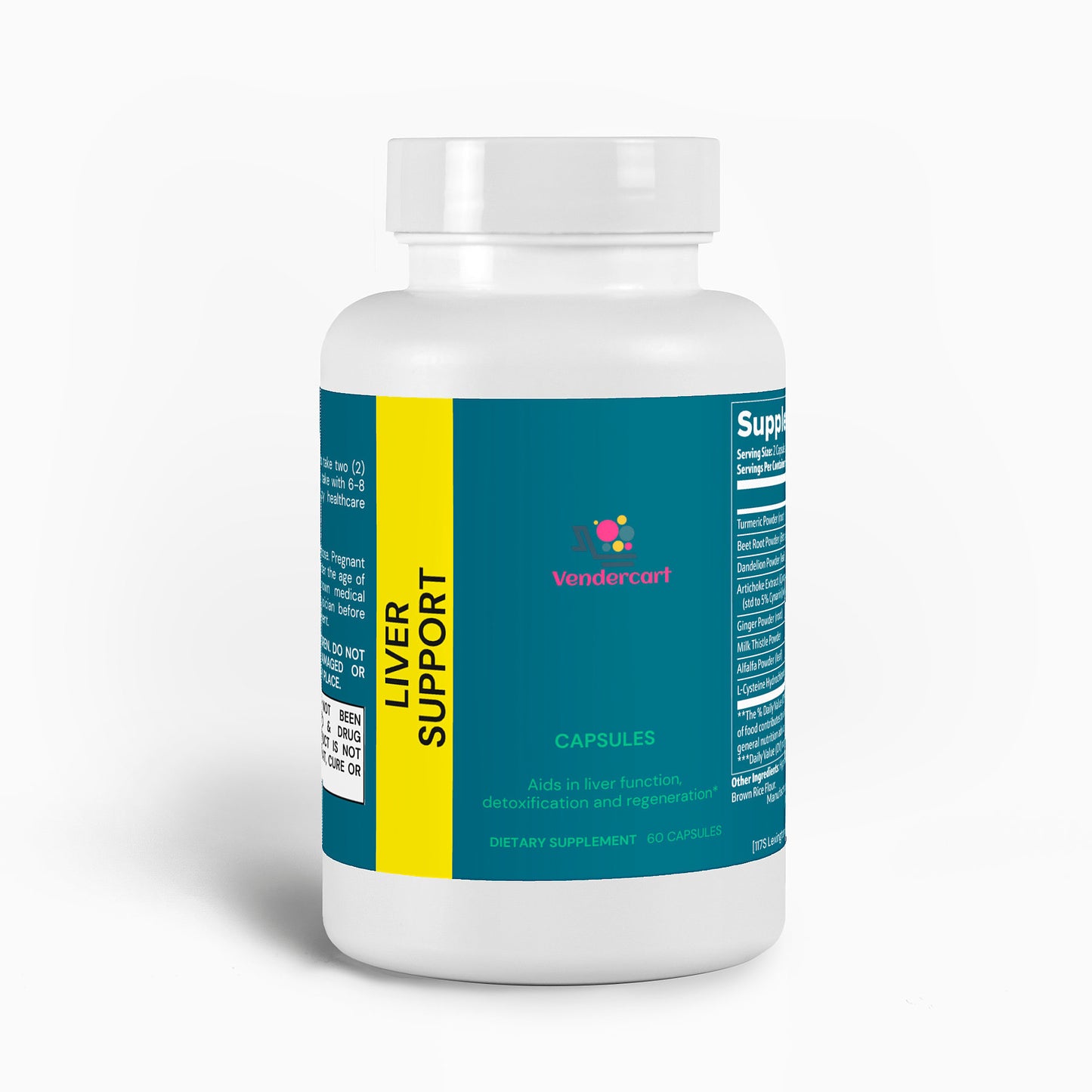 Premium Liver Support
Vegan formula with milk thistle & turmeric for daily liver detox & health.