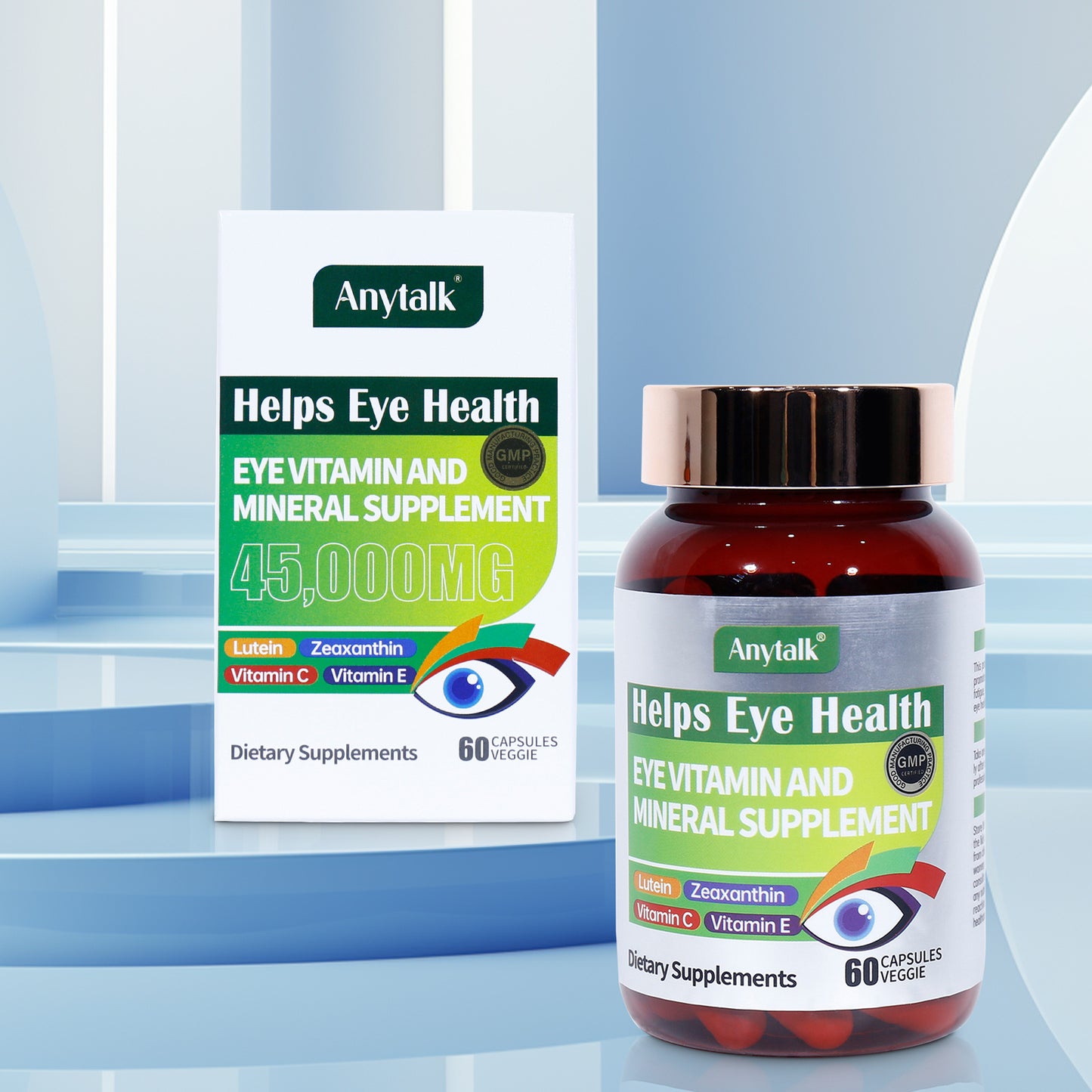 Eye Vitamin & Mineral Supplement
Complete vegan eye health formula for clarity, screen fatigue & retinal support.