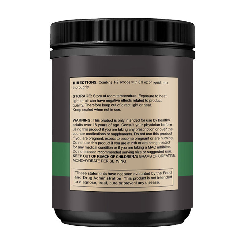 Creatine Powder – Vegan Strength & Energy
Clean plant-based muscle energy & recovery support for athletic performance.