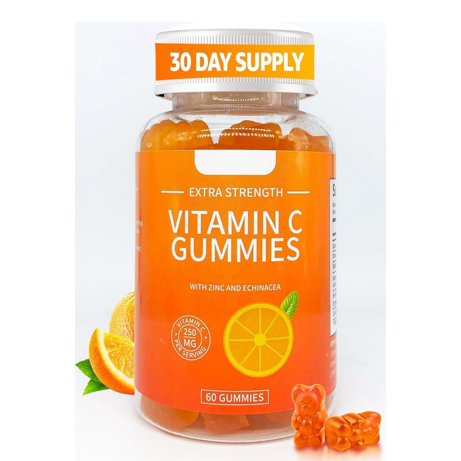 Vitamin C Gummies – Vegan Immune & Skin Support
Delicious chewables with antioxidant protection for adults and kids.