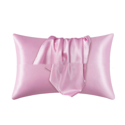 New Solid Silk Envelope Pillowcase  (3)