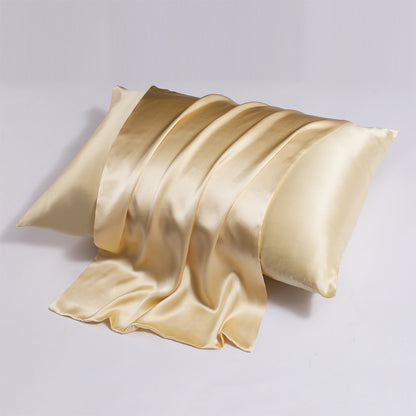 Zipper Silk Double-sided Pillowcase Household  (2)