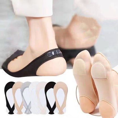 (2) Ice Silk Shallow Heels Invisible Socks (2)