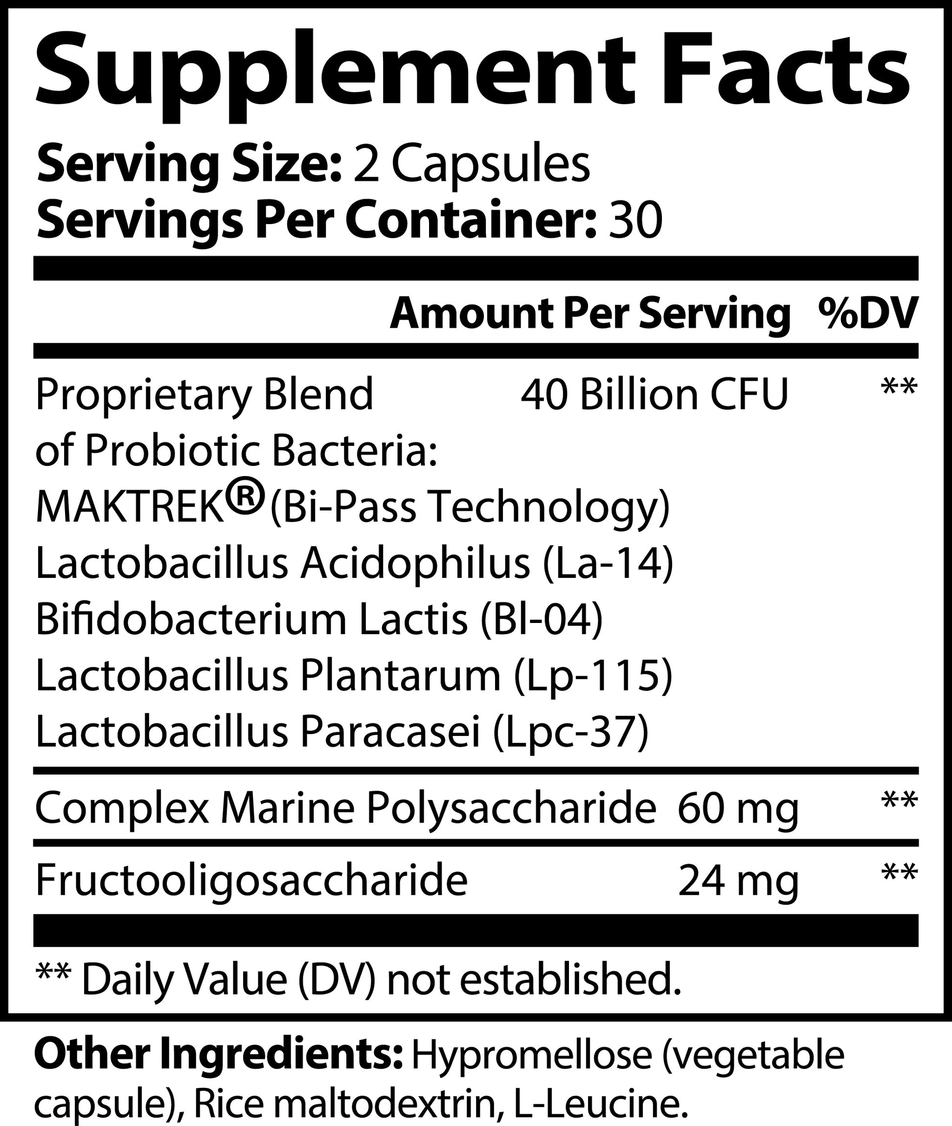 Probiotic 40 Billion CFU + Prebiotics
Supports gut health, immunity & digestion with multi-strain vegan formula.