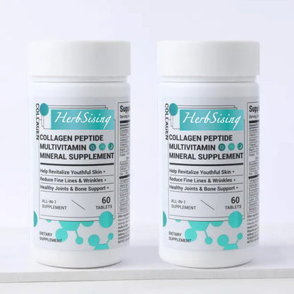 Collagen Peptides – Biotin + Beauty Vitamins
Supports radiant skin, hair, nails & joint wellness in 60 clean capsules.