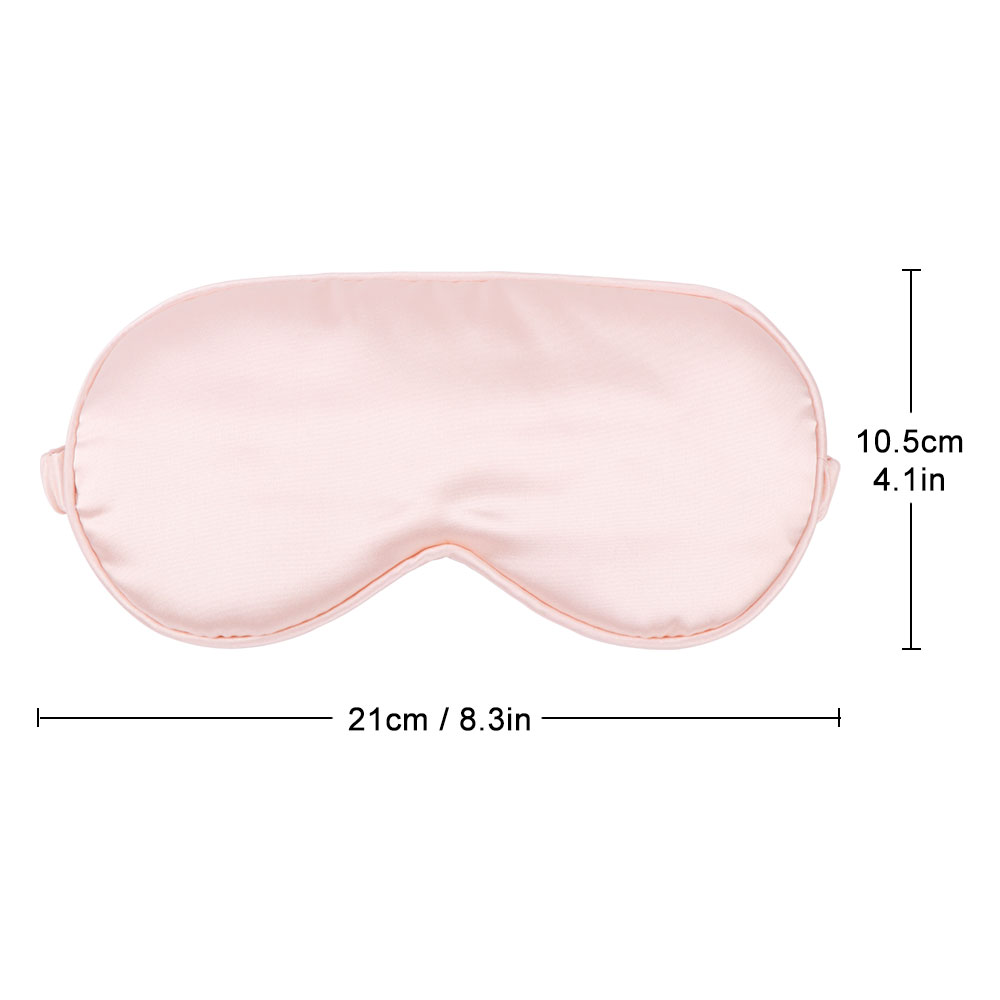Double-sided silk eye mask for rest routines