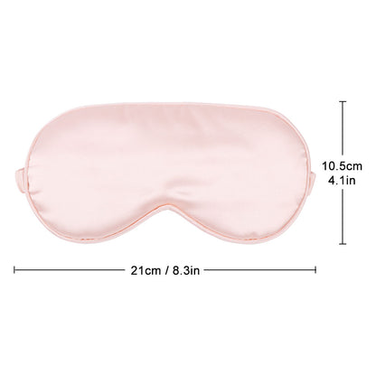 Double-sided silk eye mask for rest routines