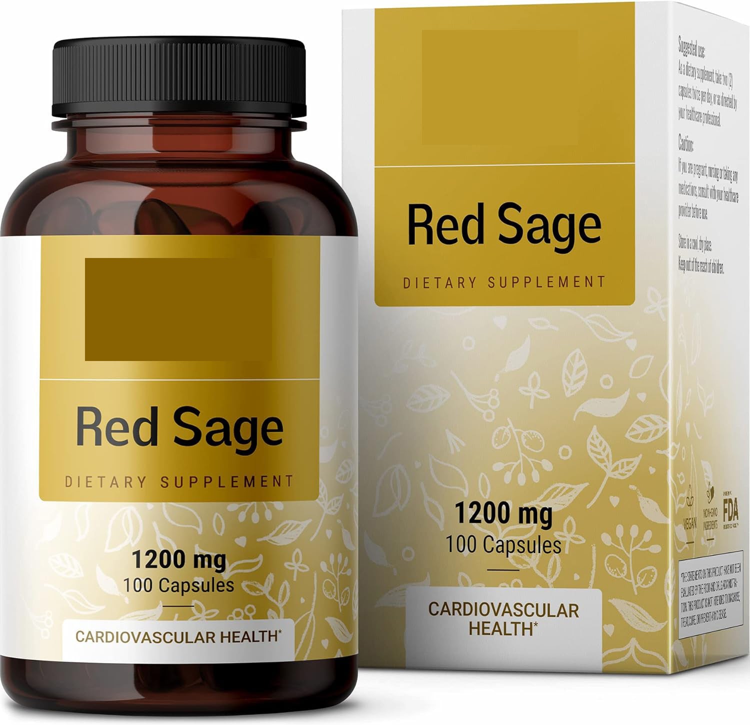 Red Ginseng & Salvia Vegan Capsules
Daily herbal energy & circulation support for focus, stamina & heart health.
