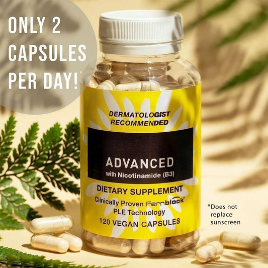Nicotinamide B3 Supplement
Vegan capsules for cellular energy, skin health & NAD+ production.