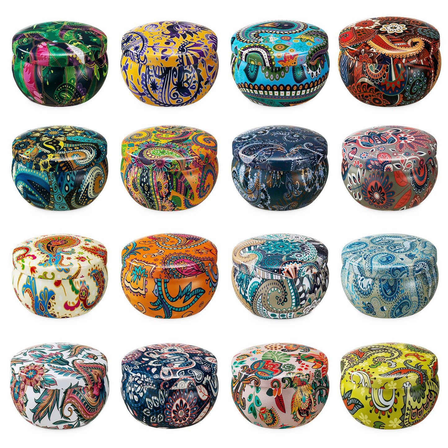 Home fragrance candle set with natural wax