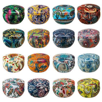 Home fragrance candle set with natural wax