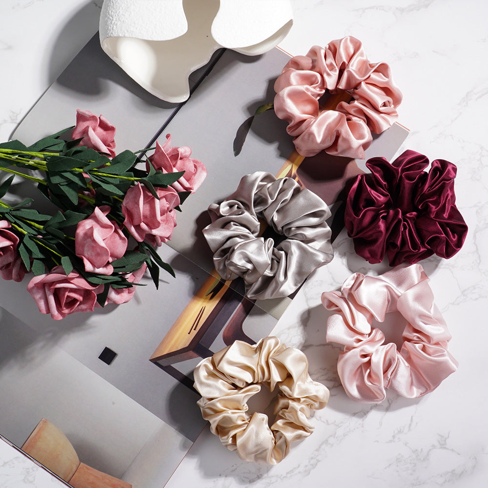 22mm 5cm Silk Silk Hair Ring  (3)