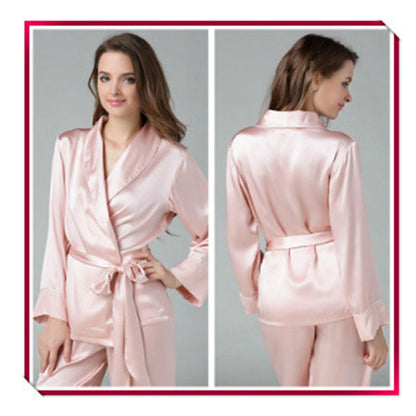 Women’s Mulberry Silk Pajama Set – 99% Silk Luxury Sleepwear
