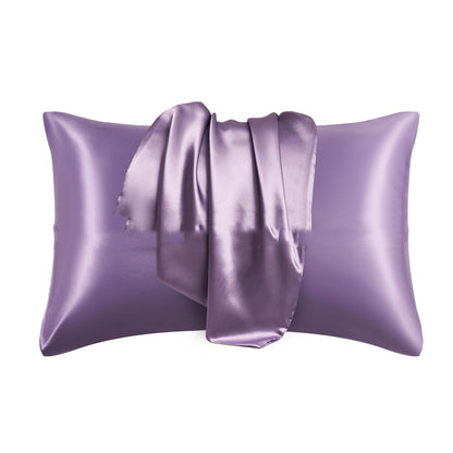 New Solid Silk Envelope Pillowcase  (3)